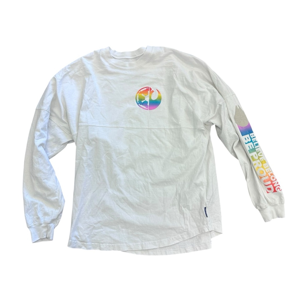 Disney‎ Parks Star Wars Rainbow Pride Spirit Jersey Size Large